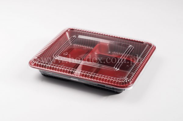 HA 01/Plastic Bento Box 3-Compartment - Image 2